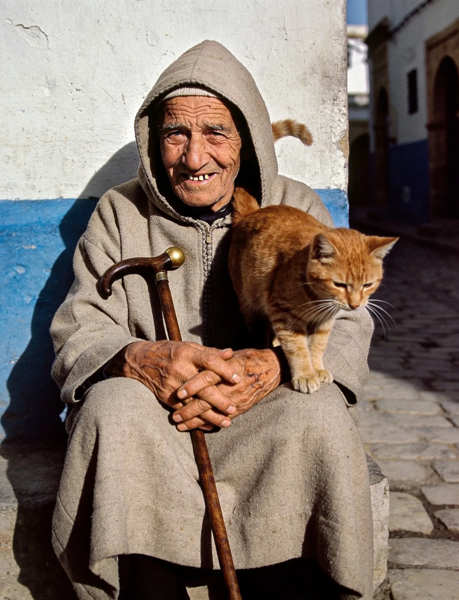 Le vieil homme et e chat