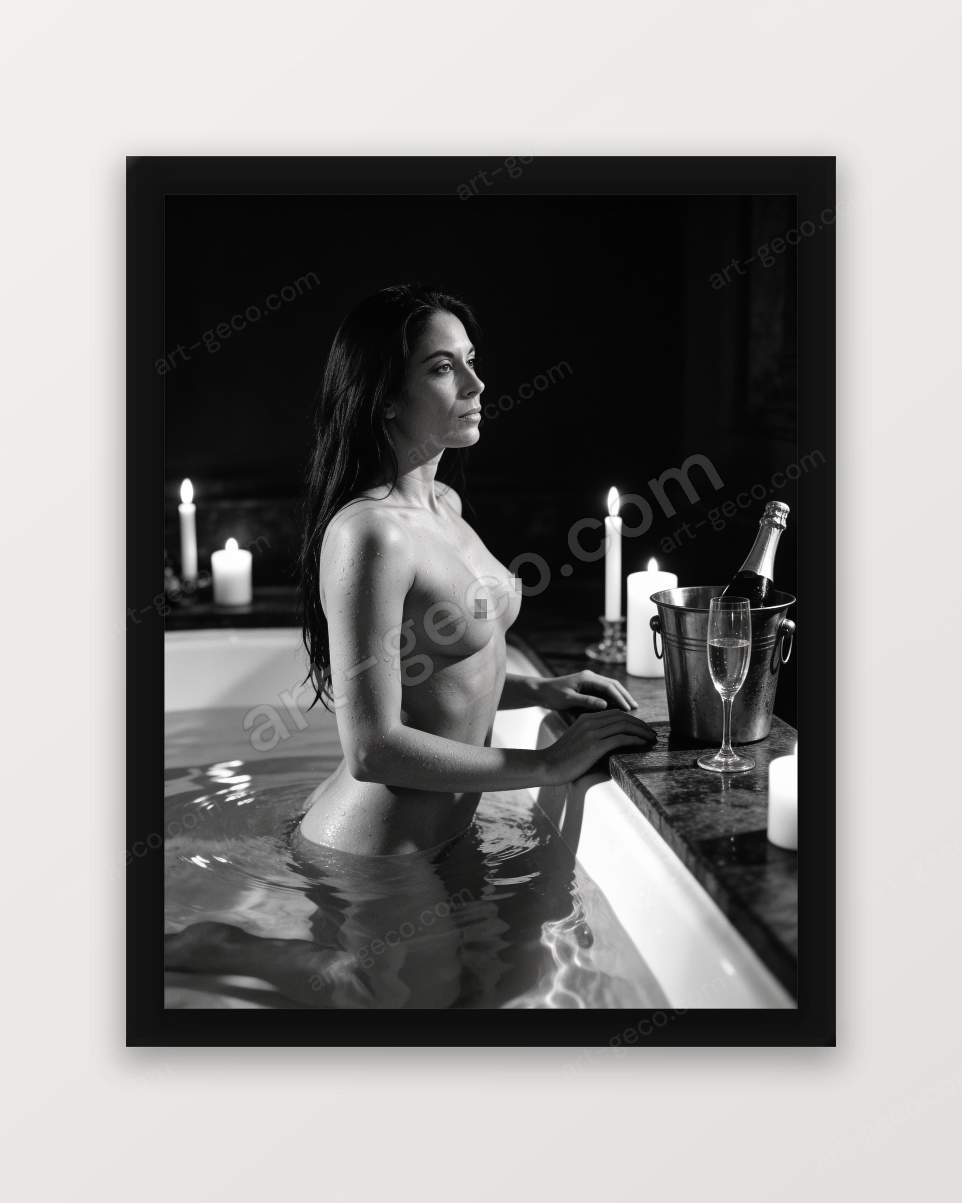 Bain d'ombres claires
