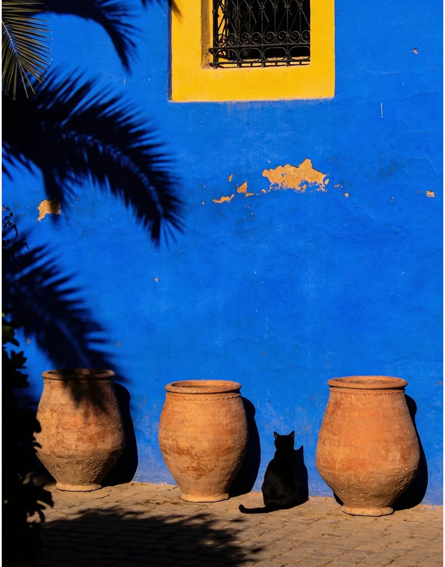 Le mur bleu