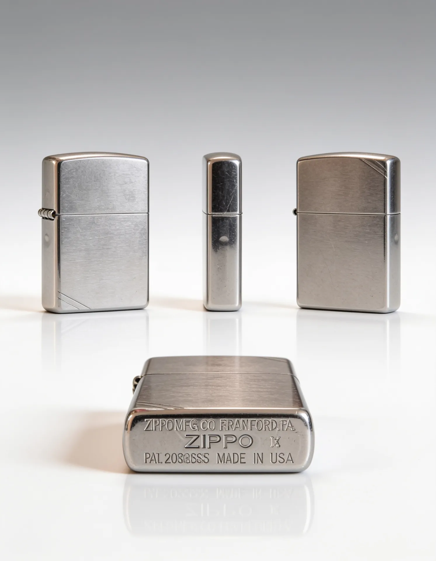 Briquet Zippo Vintage Replica 1937 - Chrome Brossé (2013)
