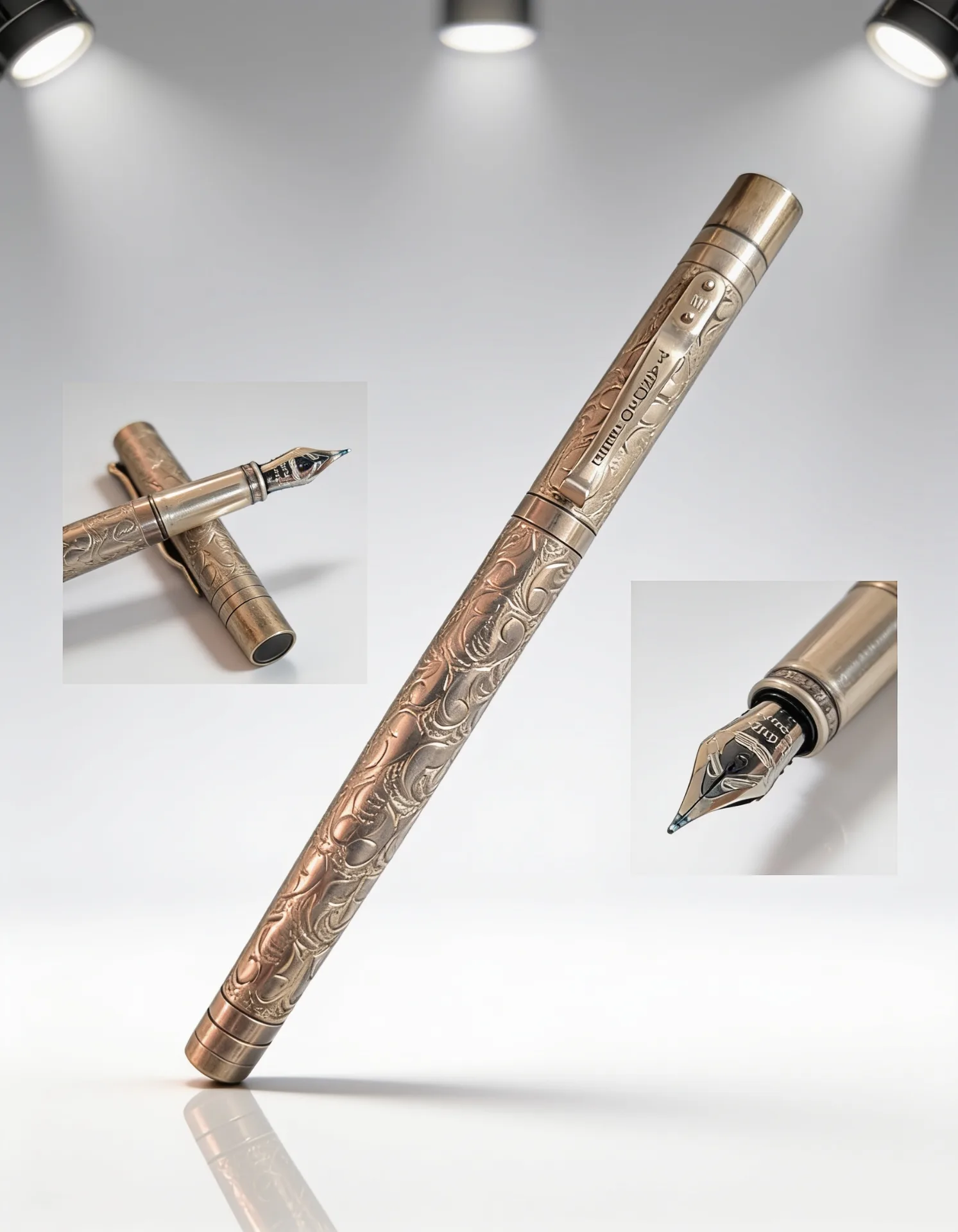 Stylo Plume Yard-O-Led Viceroy Grand Victorian en Argent Massif 925